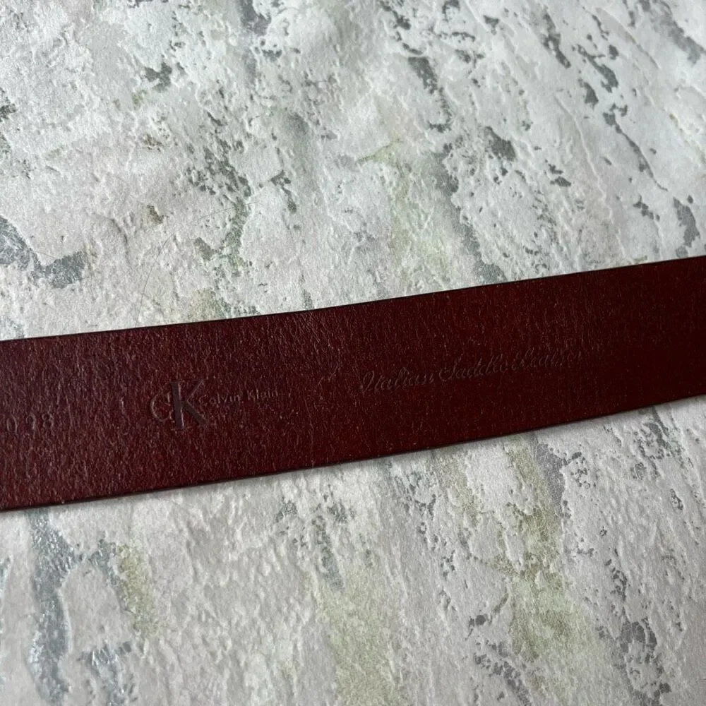 Calvin Klein Italian Saddle leather belt